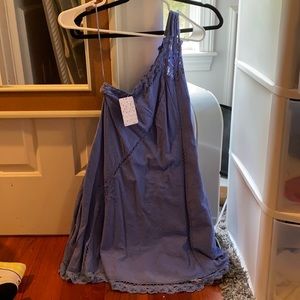 One shoulder free people dress